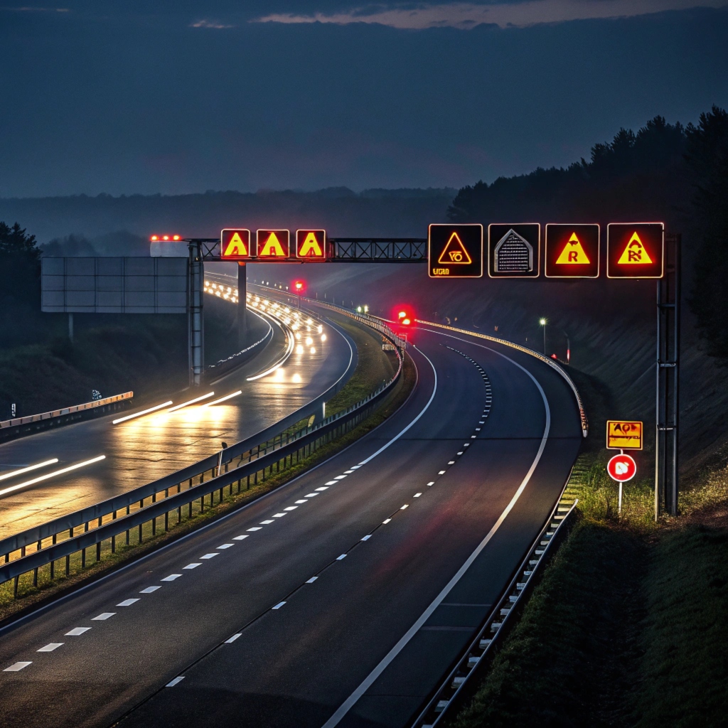  Nighttime Highway Safety with LED Boards